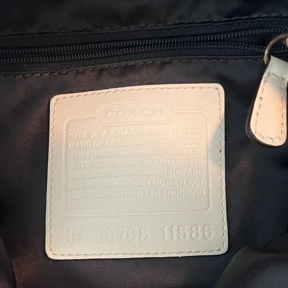 Coach Bleeker trim denim bucket bag - Picture 7 of 11